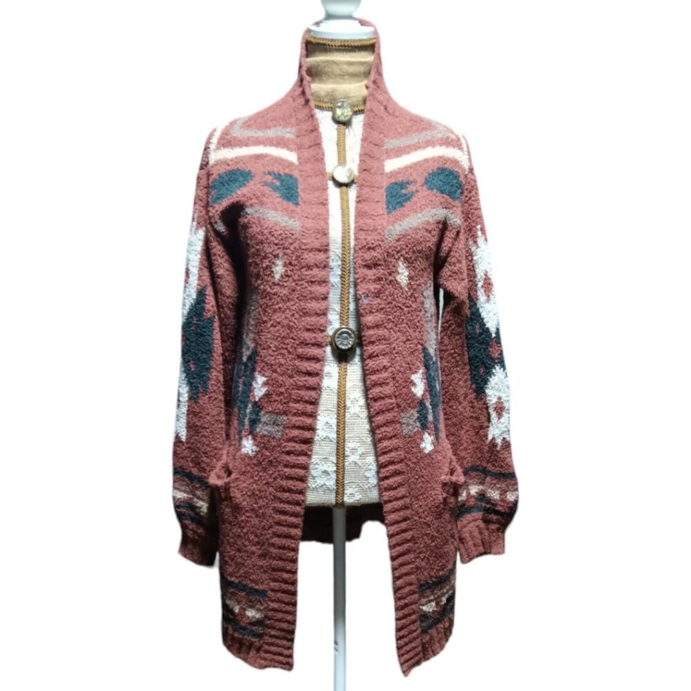 Rue21‎ long line southwestern cardigan with pockets